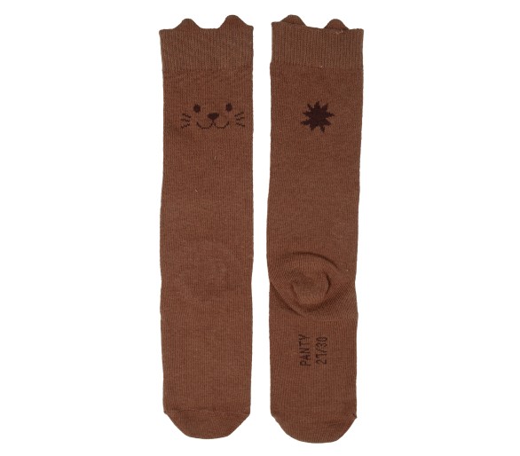 SOMEONE : CHAUSSETTES COGNAC