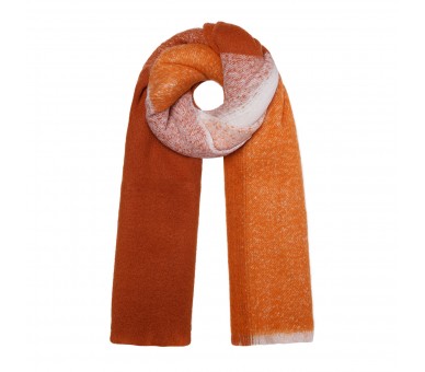 Sjaal kleurovergang oranje