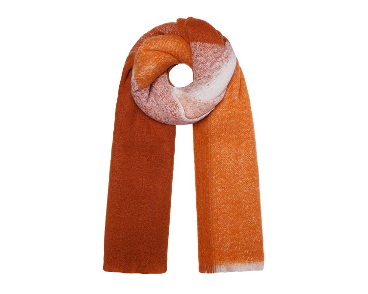 Sjaal kleurovergang oranje