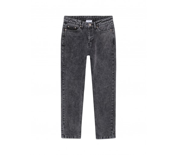GRUNT : Mom jeans in zacht katoen kwaliteit