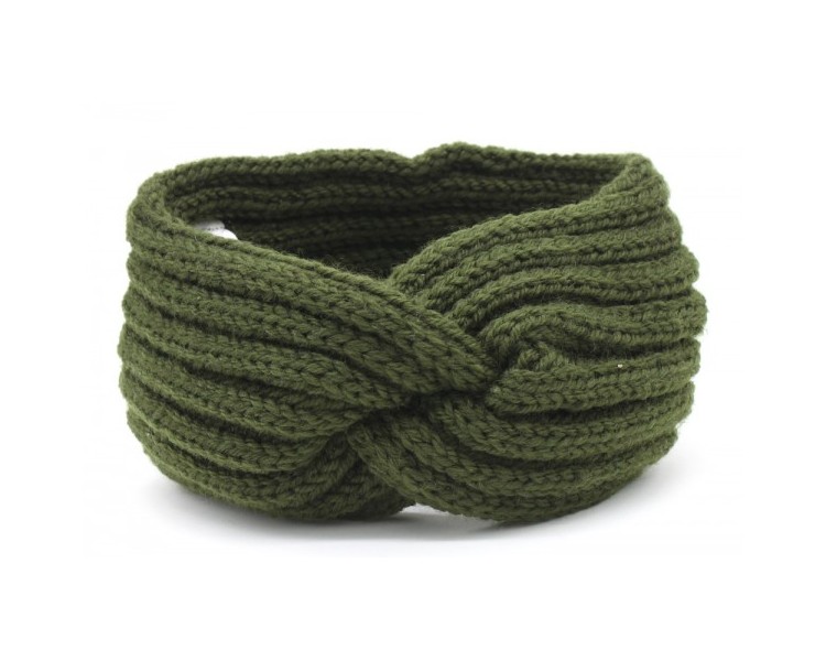 Knitted Headband Green