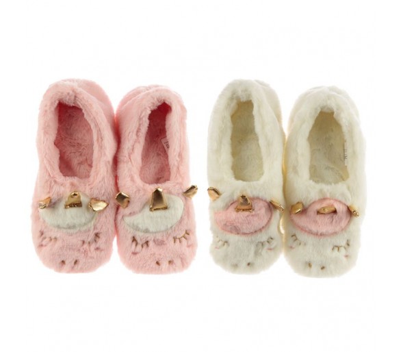Feline Fine Zwarte Kat Pantoffels (Unisex One Size)
