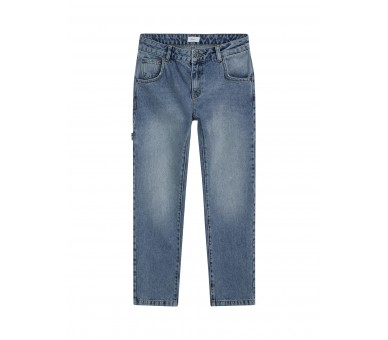 GRUNT : Losse jeans Mid Blue