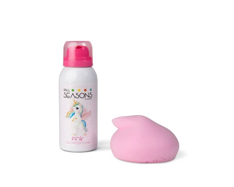 4 ALL SEASONS : Shower Foam Pink Unicorn