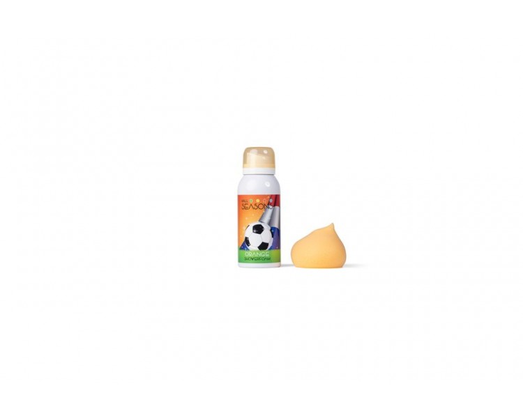 4 ALL SEASONS : Shower Foam Orange Voetbal