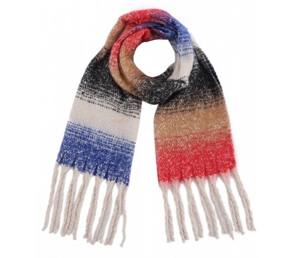 Winter Scarf with Fringes