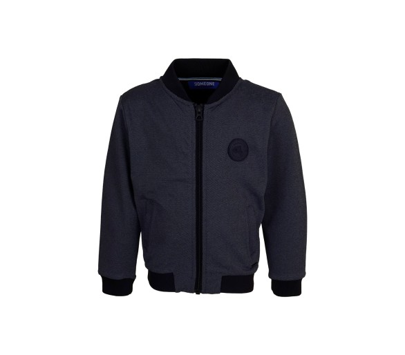 SOMEONE : sweatvest lange mouwen navy
