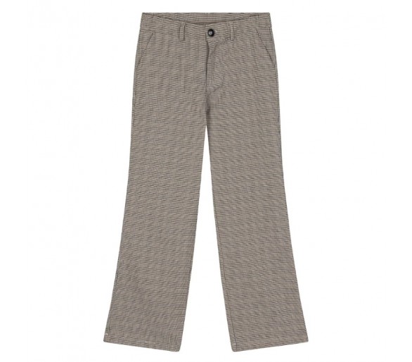 INDIAN BLUE : Wide Pants Small Check Frosted Kit