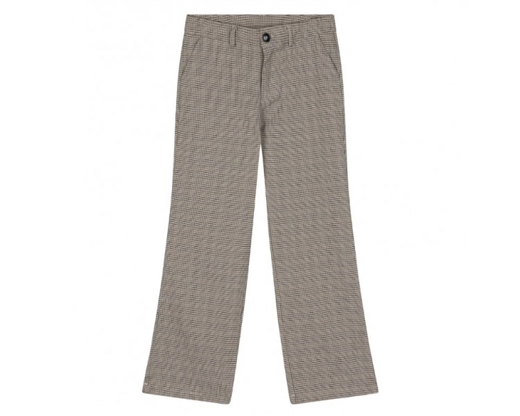 INDIAN BLUE : Wide Pants Small Check Frosted Kit