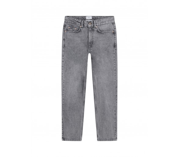 GRUNT : Rechte jeans in grijs