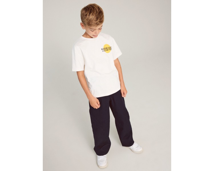 NAME IT : Baggy jeans in donker blauw