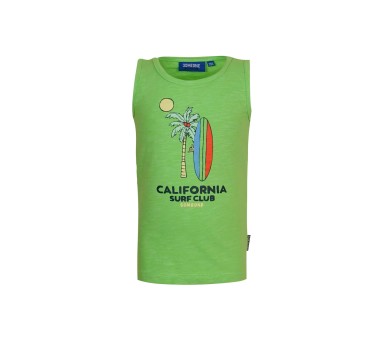 SOMEONE : t-shirt geen mouwen fluo green