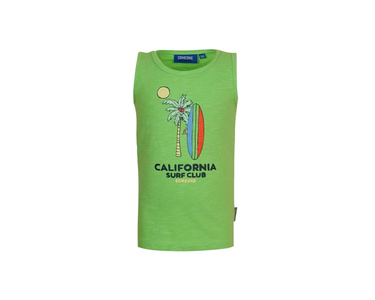 SOMEONE : t-shirt geen mouwen fluo green SOMEONE : t-shirt geen mouwen fluo green