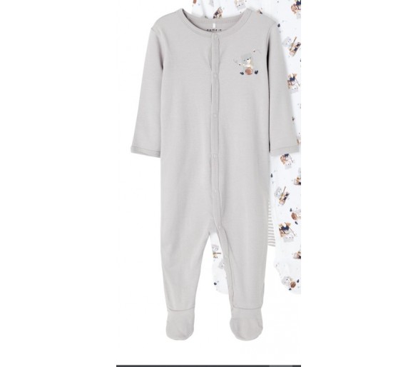 NAME IT : Pyjama imprimé en coton biologique