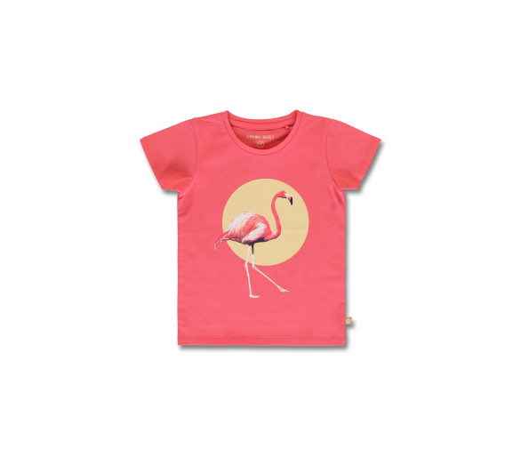 LEMON BERET : T-shirt km met flamingo