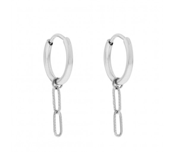 Grandes boucles d'oreilles avec pendentifs ovales