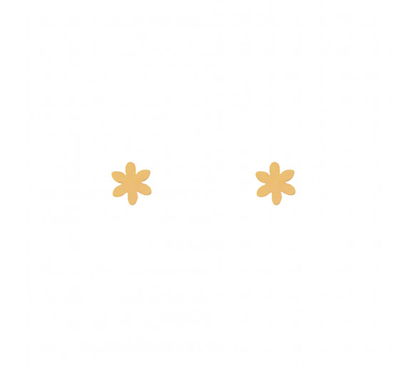 Boucles d'oreilles à tige fleur