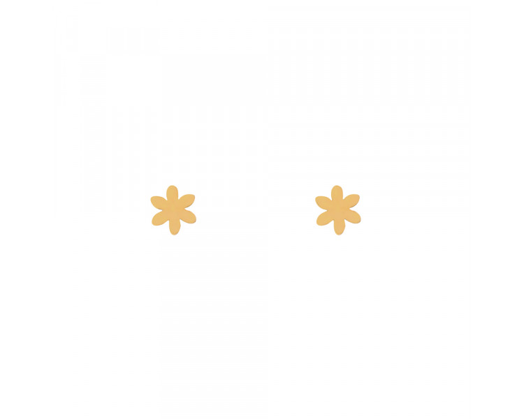 Boucles d'oreilles à tige fleur