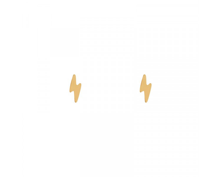 Boucles d'oreilles à tige en forme d'éclair