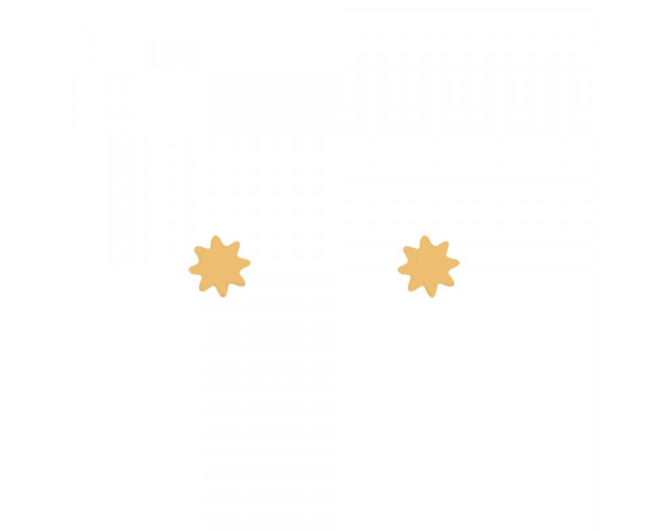 STUD EARRINGS SUN - GOLD STUD EARRINGS SUN - GOLD