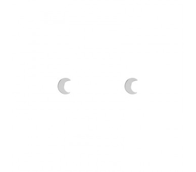 Boucles d'oreilles à tige lune