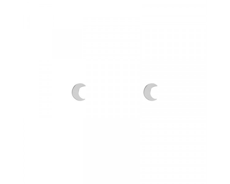 Boucles d'oreilles à tige lune