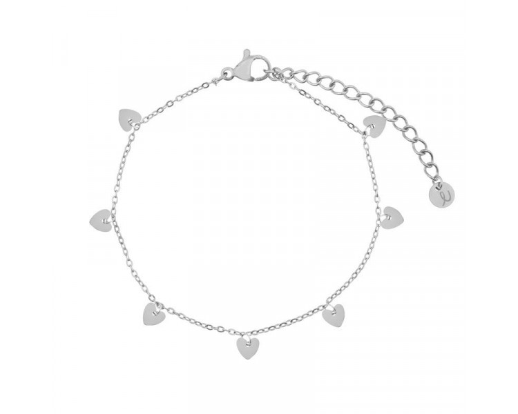 BRACELET A LOT OF HEARTS - ADULT - SILVER BRACELET A LOT OF HEARTS - ADULT - SILVER
