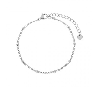 BRACELET BASIC DOTS - ADULT - SILVER