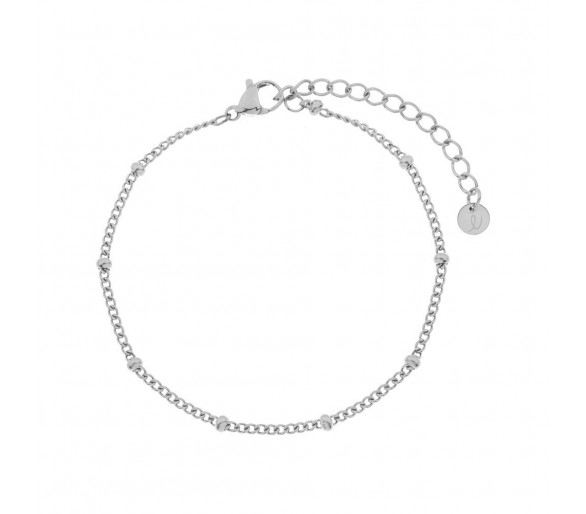 BRACELET BASIC DOTS - ADULT - SILVER