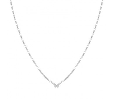 NECKLACE FLAMED BUTTERFLY - ADULT - SILVER