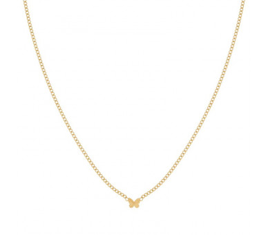 Collier avec papillon flammé