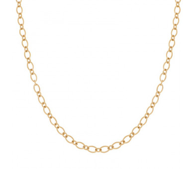 NECKLACE BASIC ROUNDS AND OVALS - ADULT - GOLD