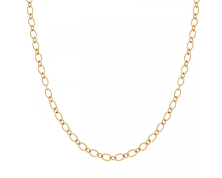 NECKLACE BASIC ROUNDS AND OVALS - ADULT - GOLD NECKLACE BASIC ROUNDS AND OVALS - ADULT - GOLD