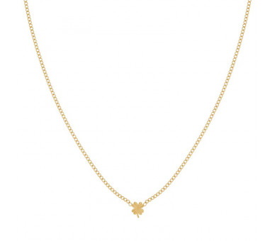 Collier trèfle flammé