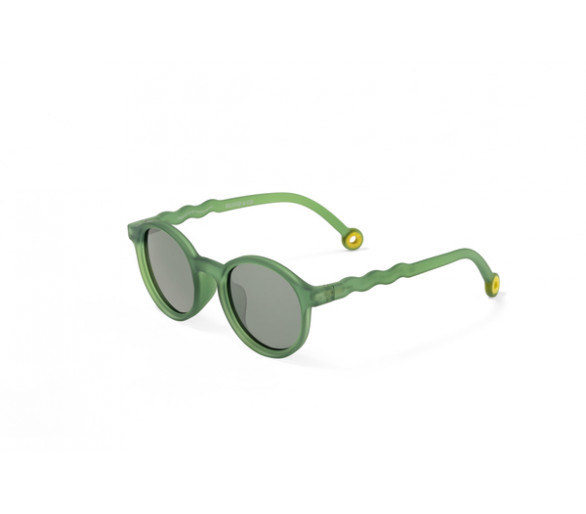 Olivio&CO : zonnebril 3-12j Terracotta - oval - Olive Green