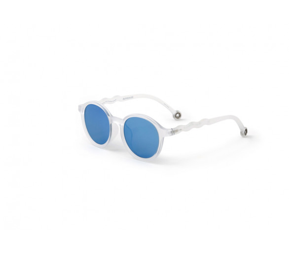 Olivio&CO : zonnebril 12j+ Deep Sea - oval - Revo lens - Jellyfish Whi