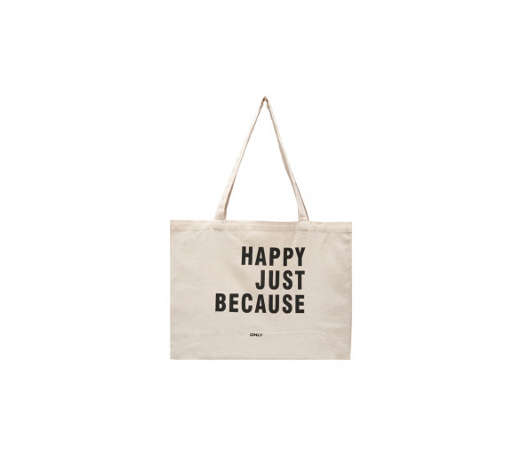 KIDS ONLY : Joli sac cabas "HEUREUX JUSTE PARCE QUE .."