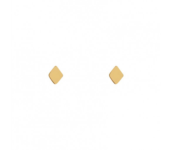 STUD EARRINGS DIAMOND - GOLD