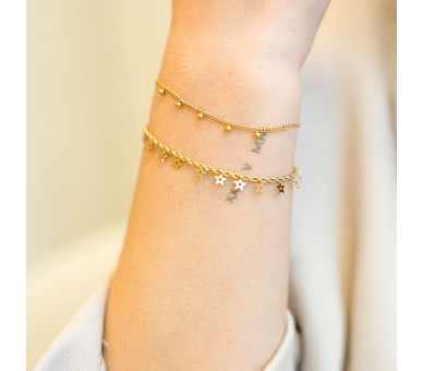 BRACELET SUBTLE DOTS - ADULT - GOUD