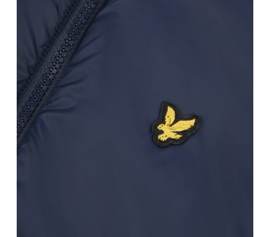 LYLE & SCOTT : Donkerblauwe bodywarmer met logo