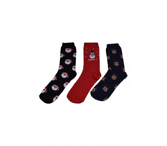 HOUND : 3-pack sokken met kerstmotieven.