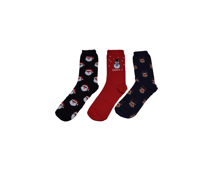 HOUND : 3-pack sokken met kerstmotieven.
