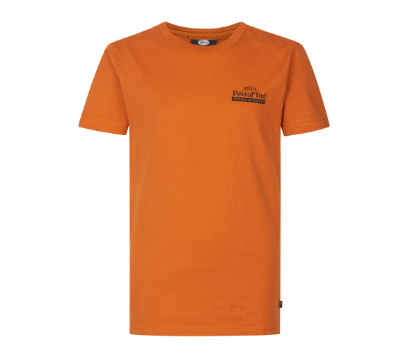 PETROL : Boys T-Shirt SS Round Neck Orange Rust