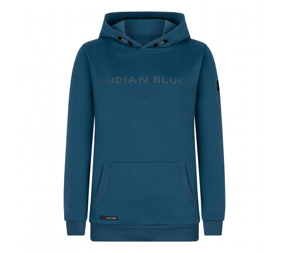 INDIAN BLUE : Hoodie Indian Blue Petrolium Blue
