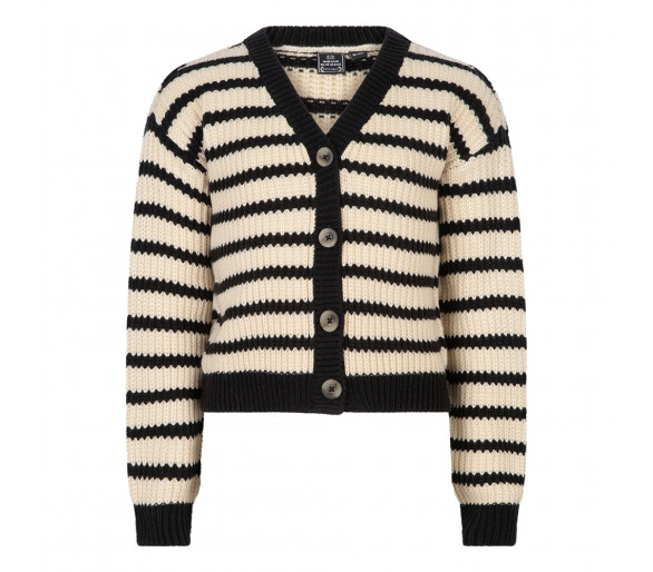 INDIAN BLUE : Knitwear Heavy Cardigan Sandshell