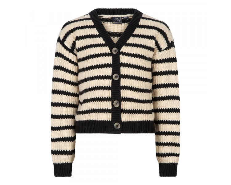 INDIAN BLUE : Knitwear Heavy Cardigan Sandshell