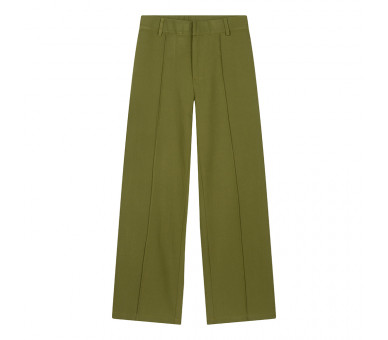 INDIAN BLUE : Wide Pants Pantalon Bright Moss