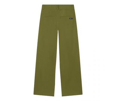 INDIAN BLUE : Wide Pants Pantalon Bright Moss