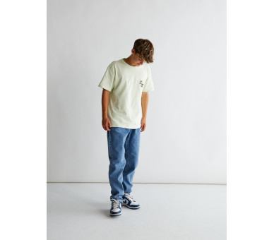 GRUNT : Street Loose Mid Blue jeans