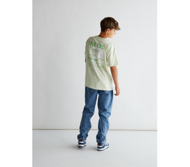 GRUNT : Street Loose Mid Blue jeans